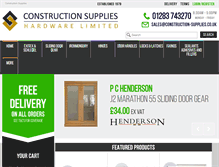 Tablet Screenshot of construction-supplies.co.uk